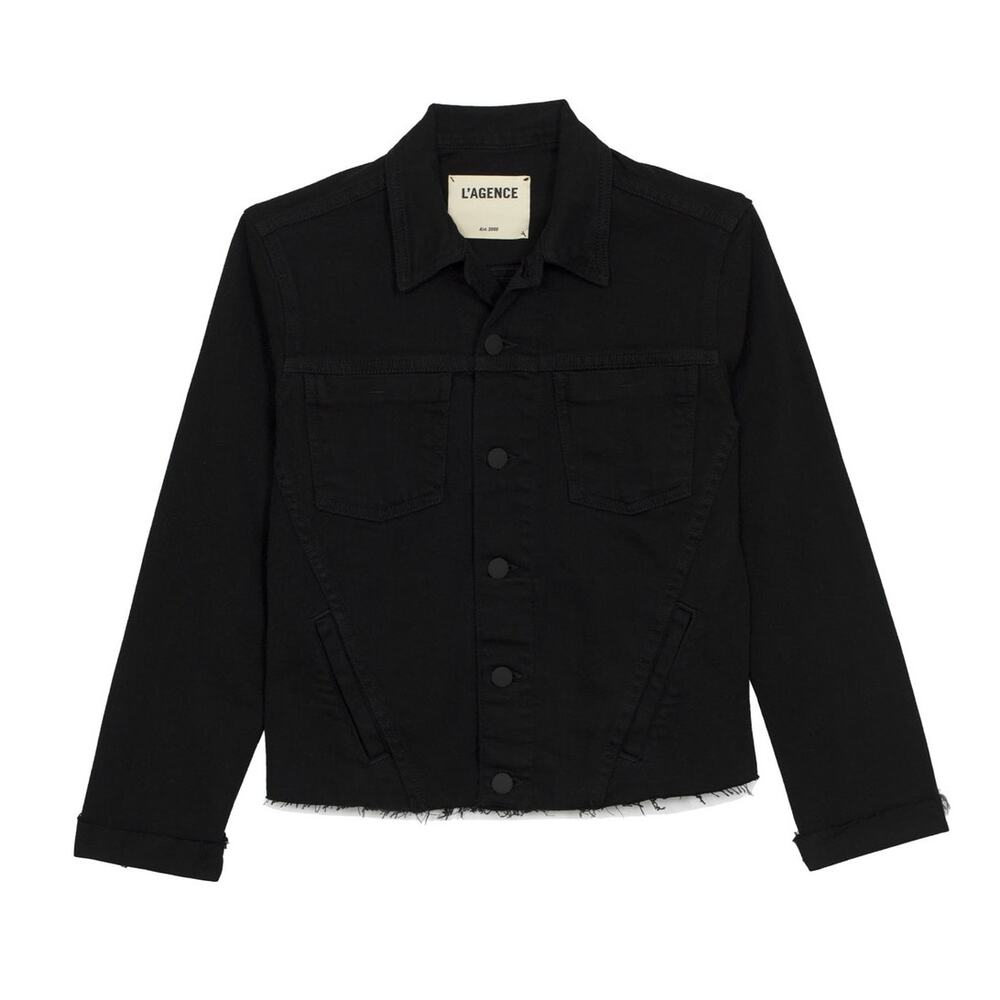 L'agence Slim Black Janelle Jacket Size S